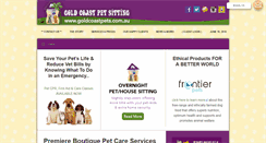 Desktop Screenshot of goldcoastpets.com.au